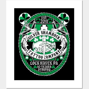 Silver Shamrock Tattoo Company 10 Years and Running! Posters and Art